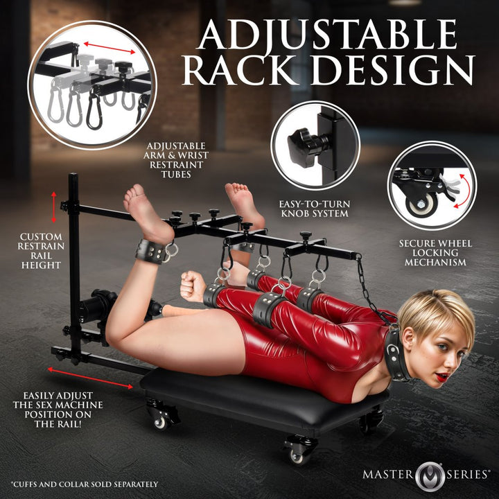 Hog Tie Restraint Rack w/ Sex Machine