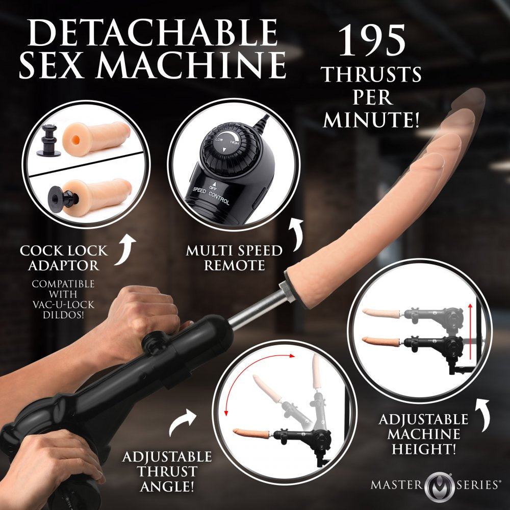 Hog Tie Restraint Rack w/ Sex Machine