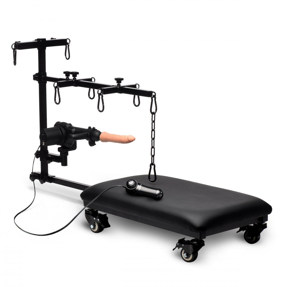 Hog Tie Restraint Rack w/ Sex Machine
