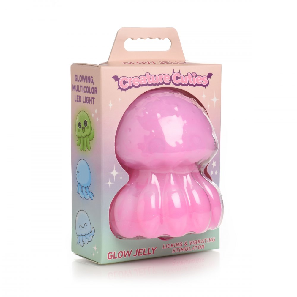 Glow Jelly Licking & Vibrating Stimulator