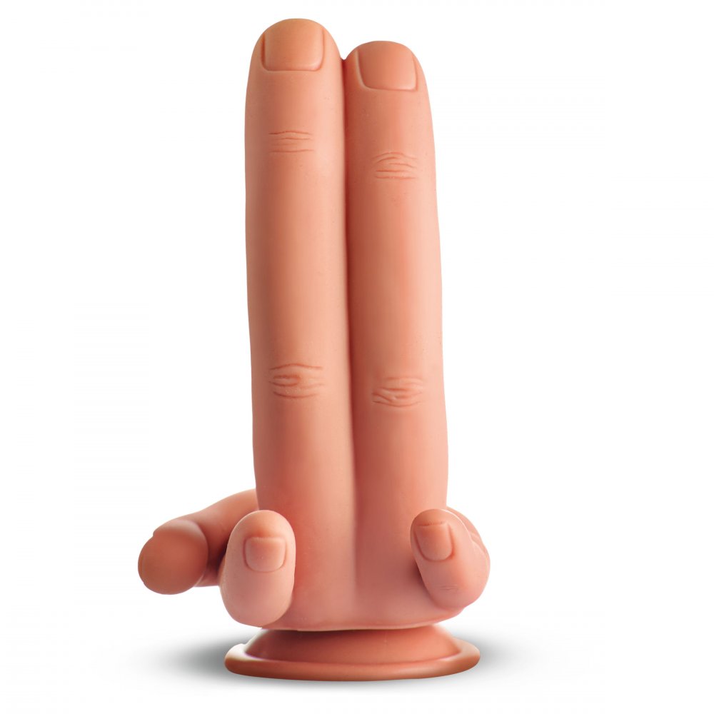 Mr. Fingers 7.8 Inch Silicone Dildo w/ Suction Cup