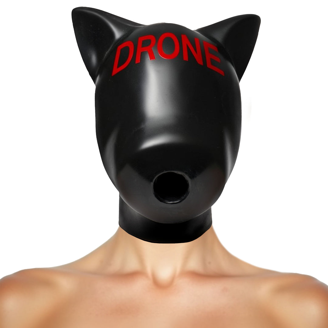 Master Series Drone Silicone Sensory Hood with Gag