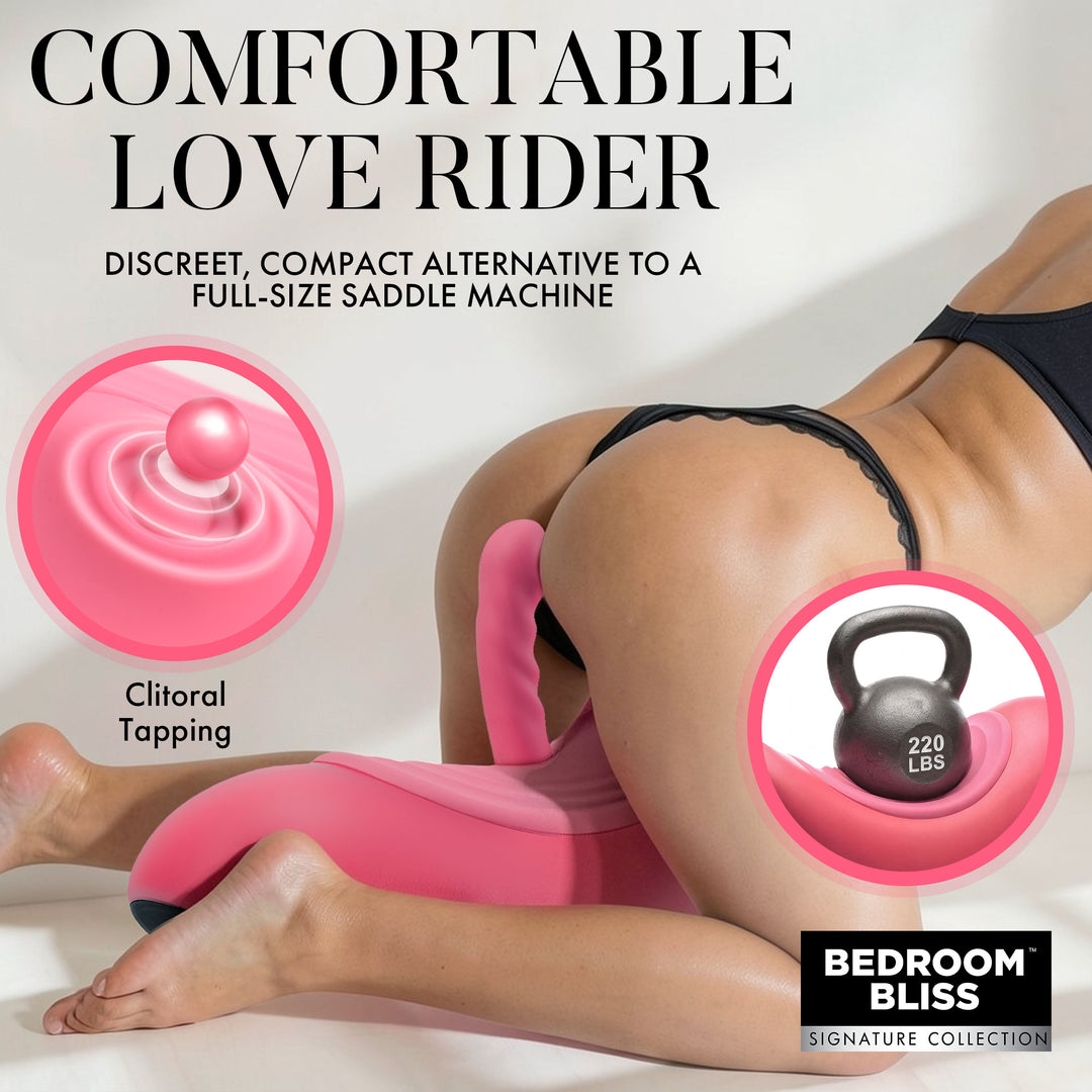 Pleasure Ride Rocking Saddle Sex Machine with 3 Dildos