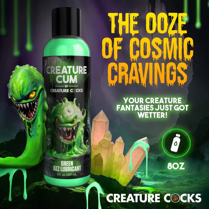 Green Jizz 8 oz Water-Based Unscented Creature Cum Lubricant