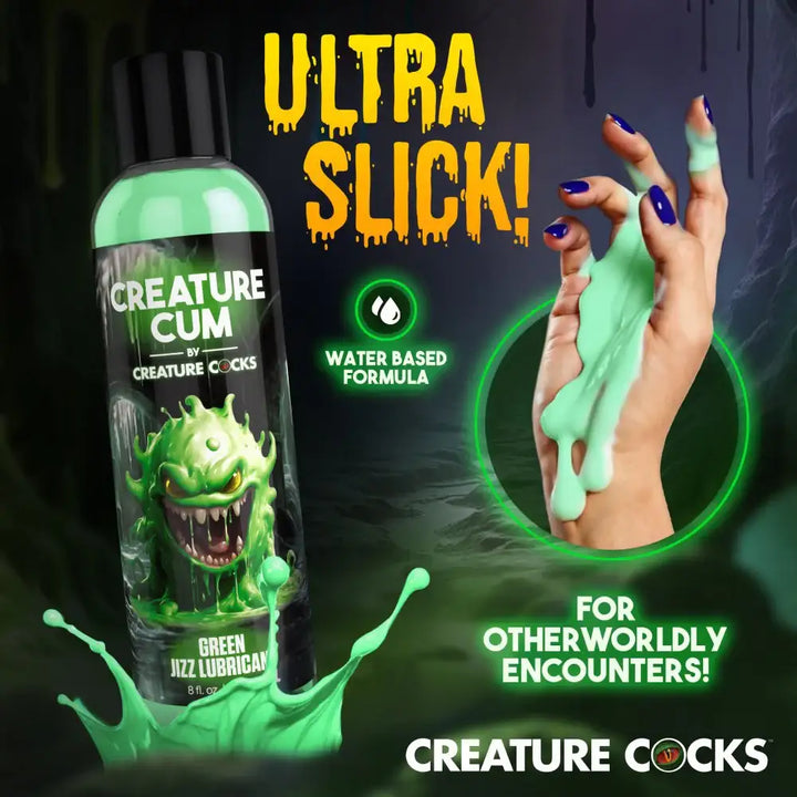 Green Jizz 8 oz Water-Based Unscented Creature Cum Lubricant