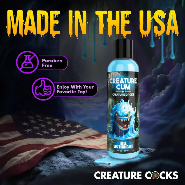 Blue Jizz 8 oz Water-Based Unscented Creature Cum Lubricant