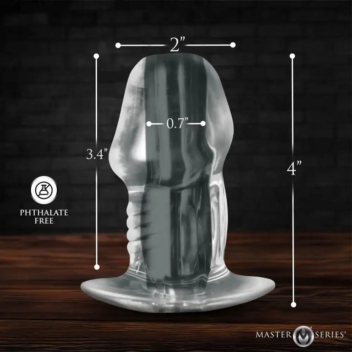 Get Dicked Hollow Anal Plug in 4 SIZES
