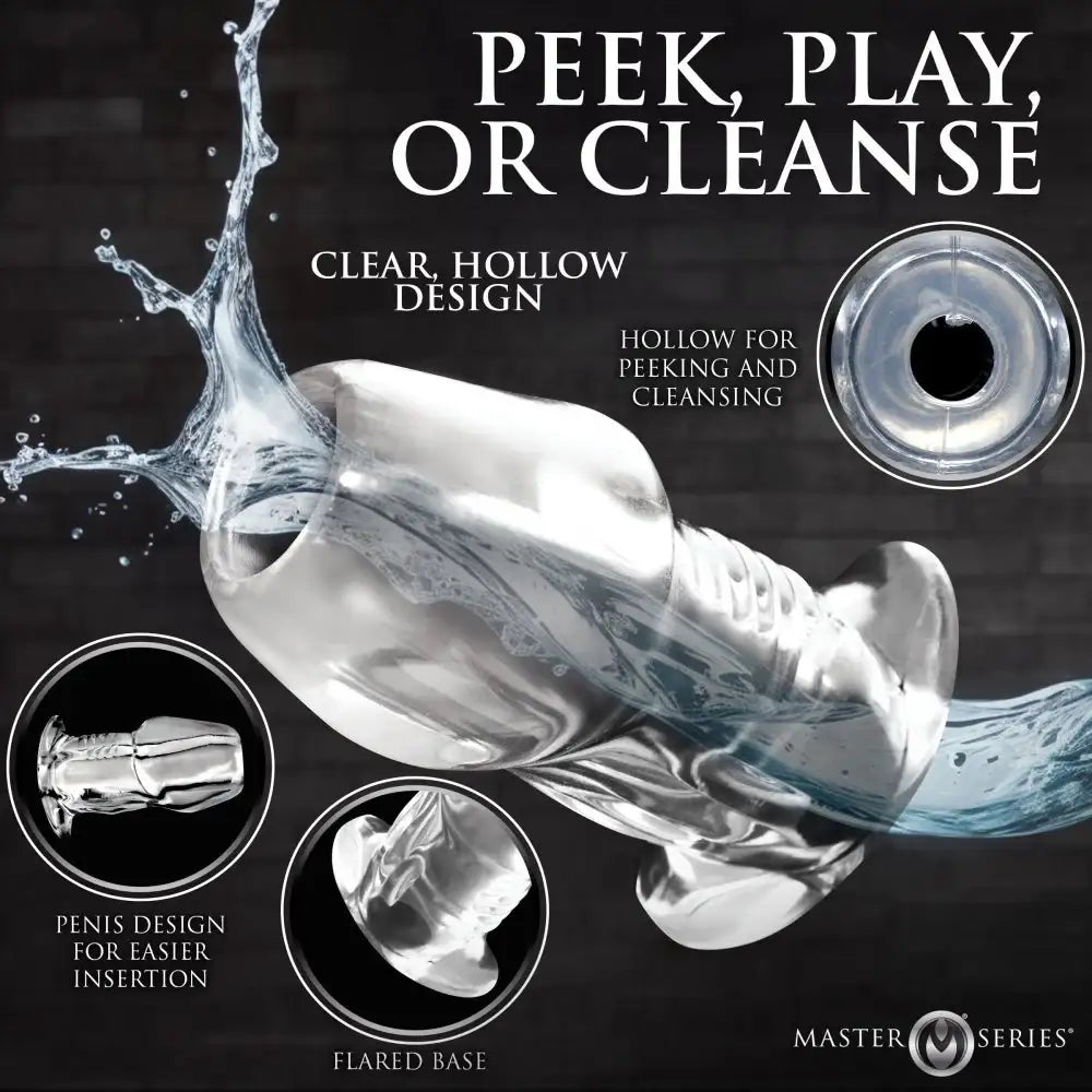 Get Dicked Hollow Anal Plug in 4 SIZES