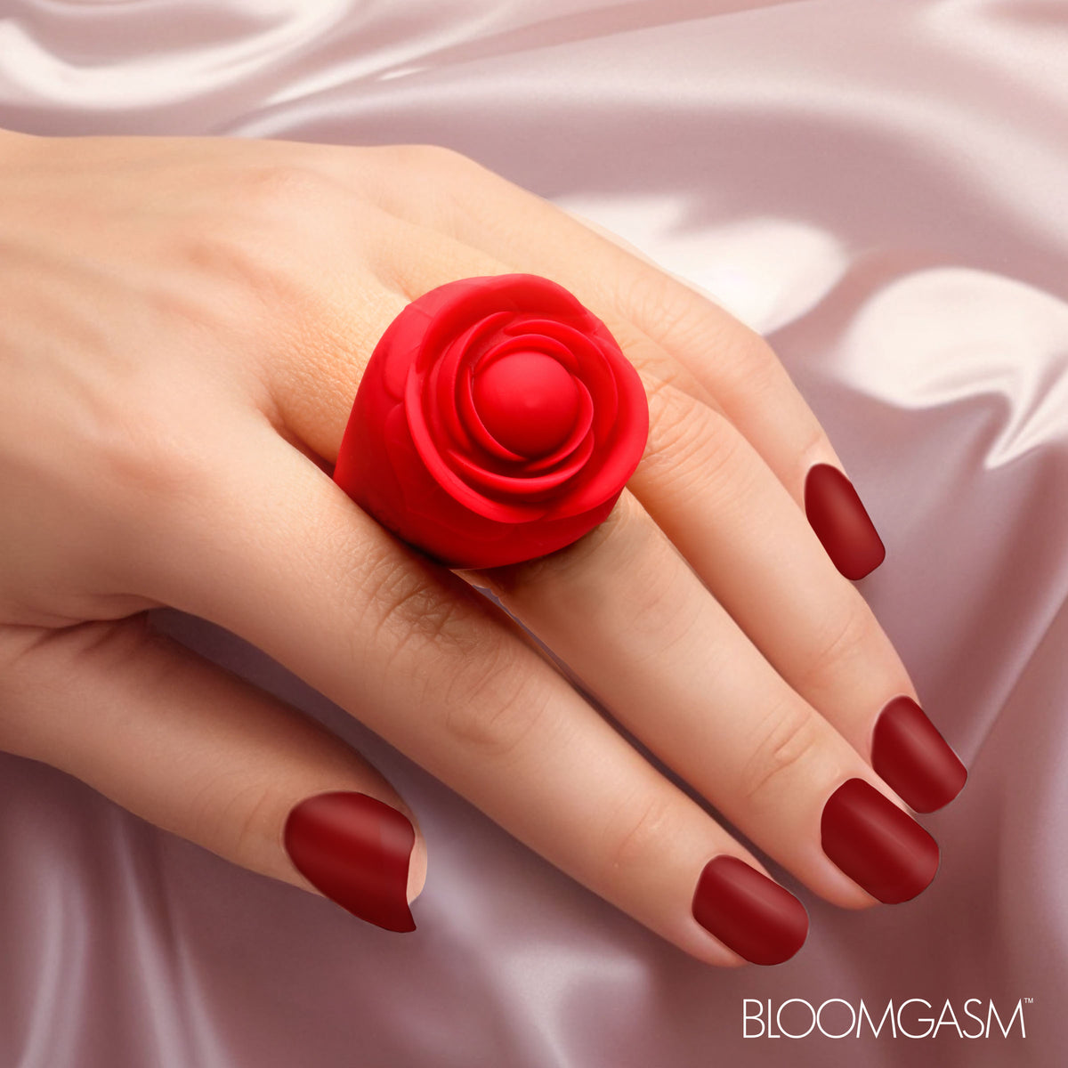 Rose Ring Discreet Finger Vibrator