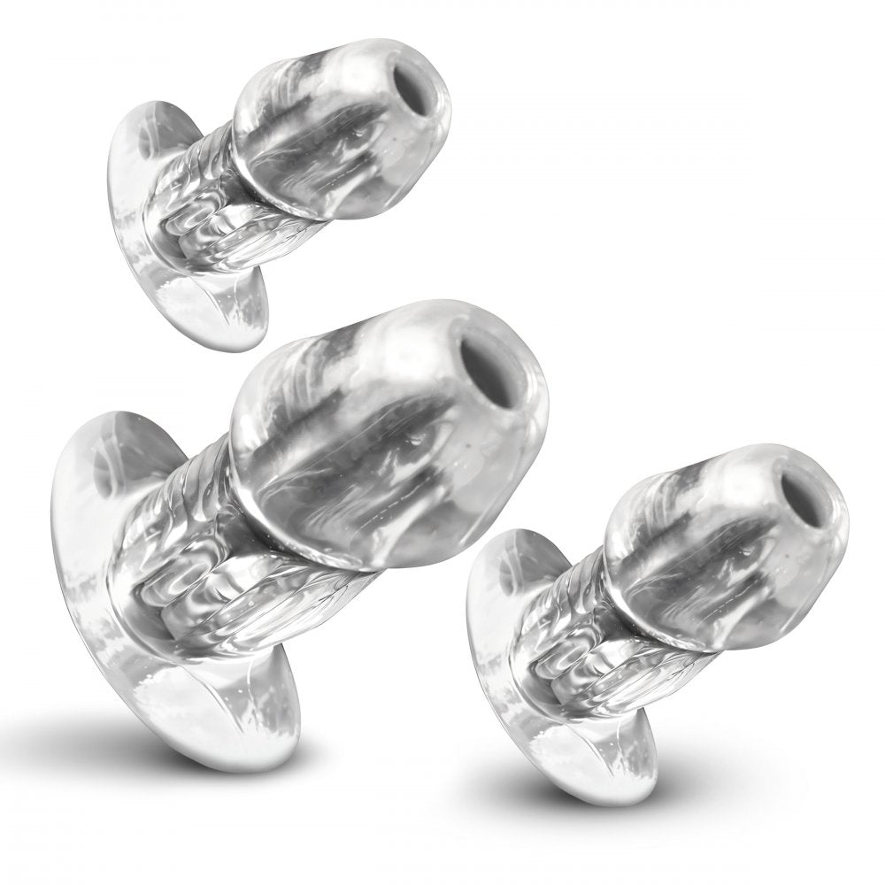 Get Dicked Hollow Anal Plug 3-Piece Set
