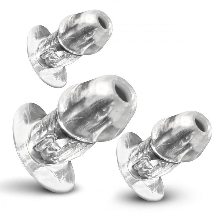 Get Dicked Hollow Anal Plug 3-Piece Set