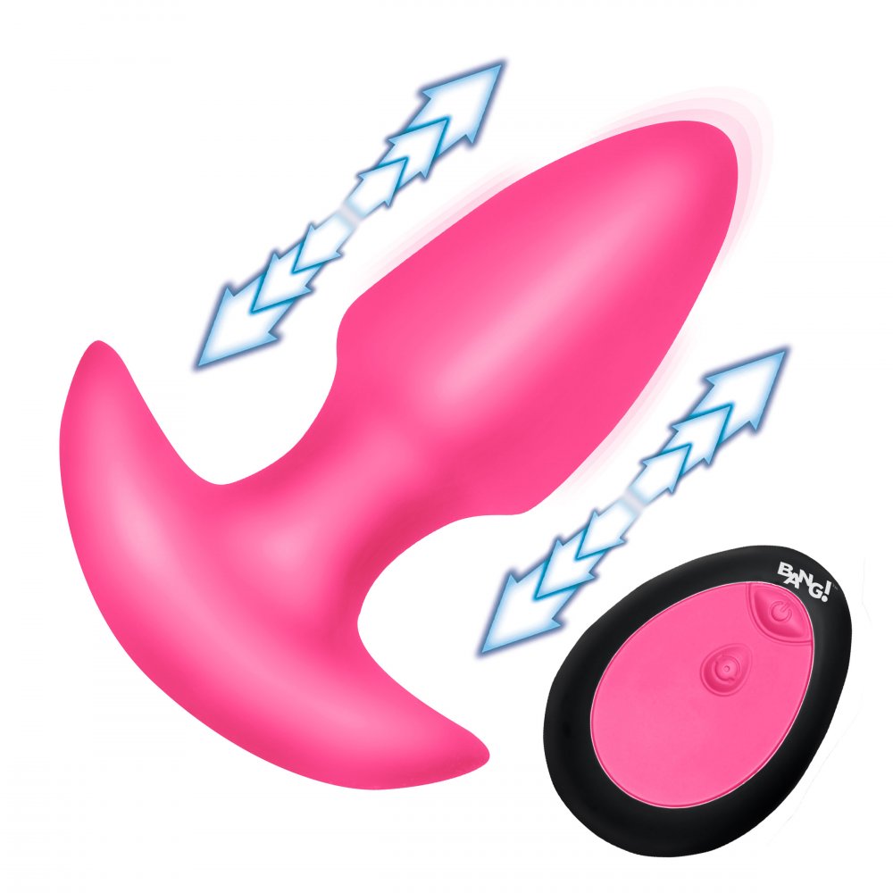 Backdoor Play Thrusting & Vibrating Silicone Butt Plug