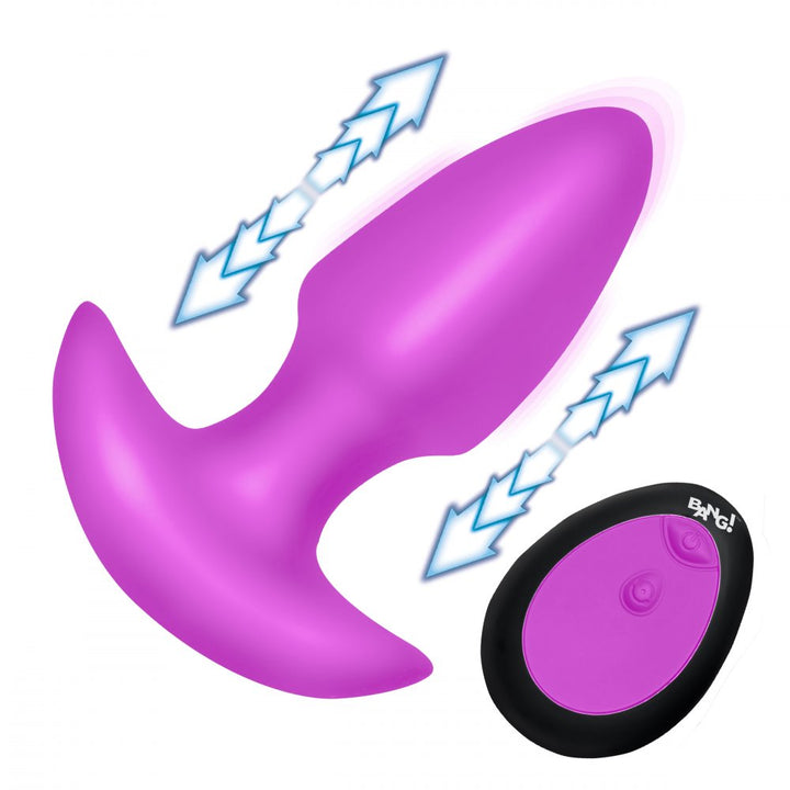 Backdoor Play Thrusting & Vibrating Silicone Butt Plug