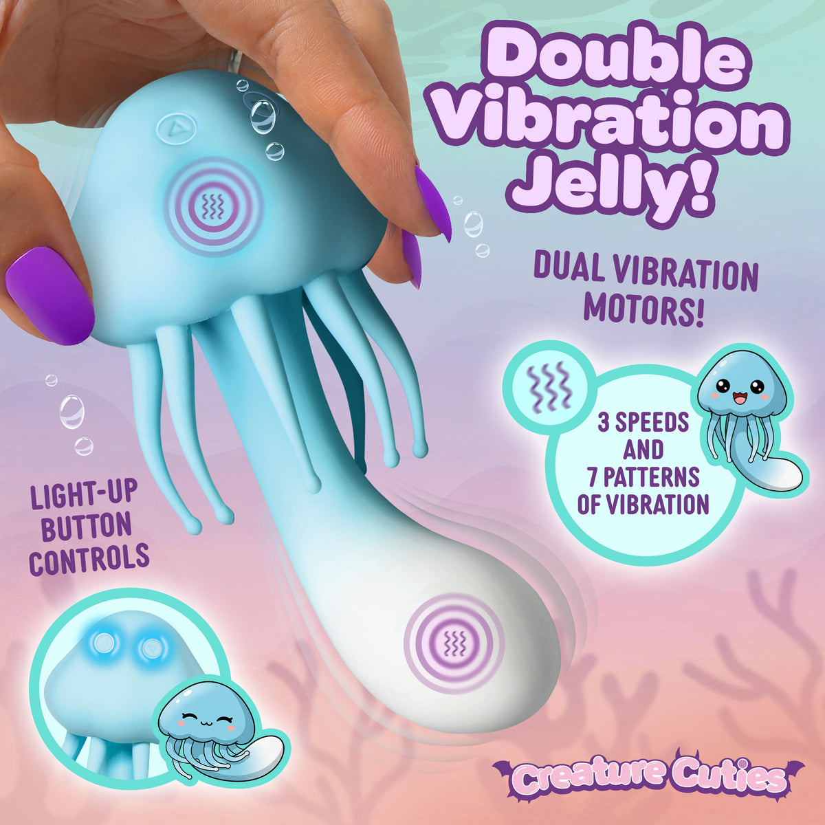 Jellyvibe Double-Ended Silicone Vibrator
