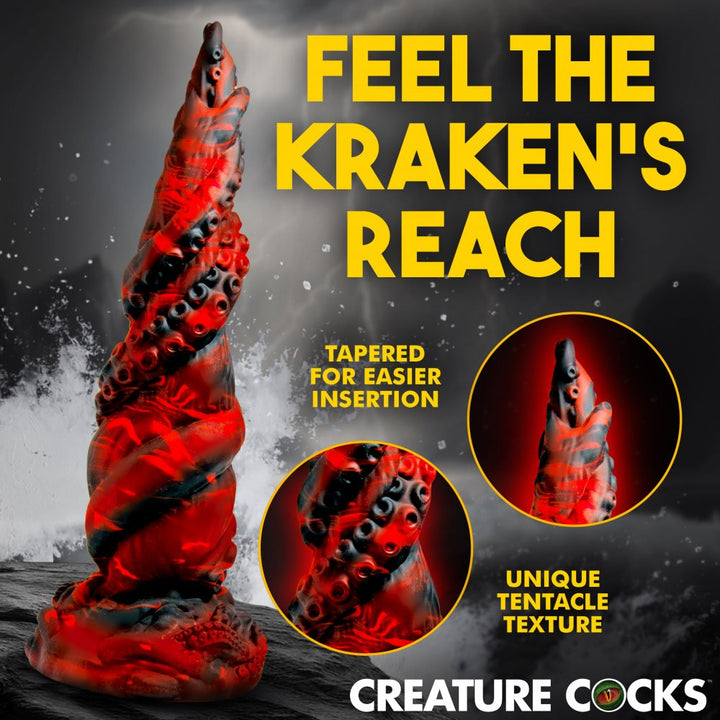 Kraken Spawn 9.5 Inch Tentacle Silicone Dildo