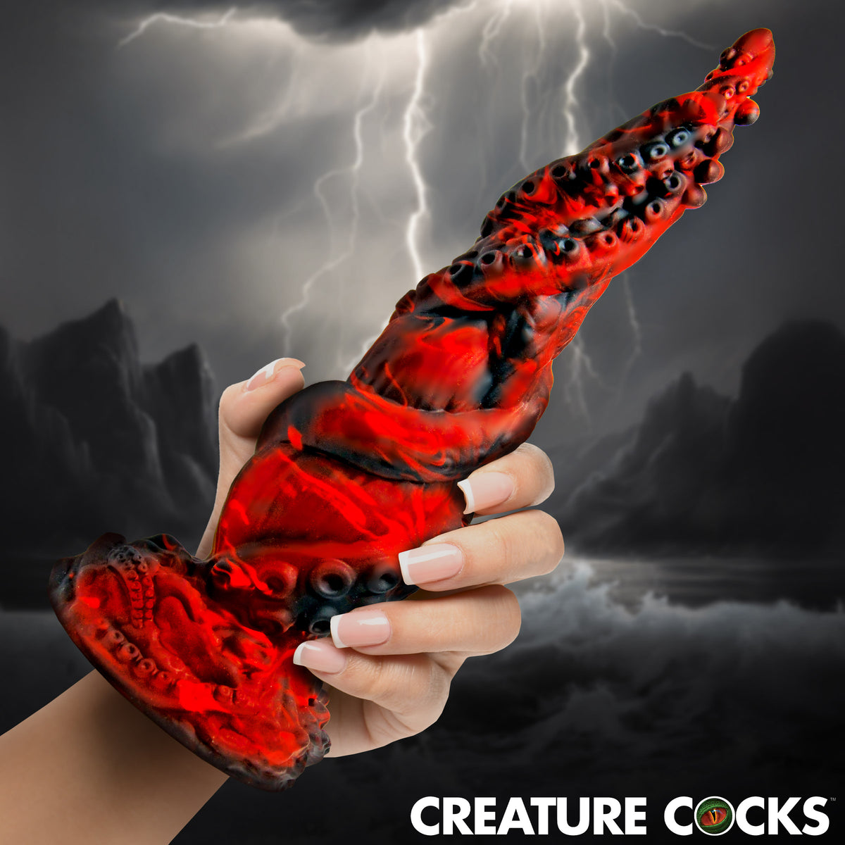 Kraken Spawn 9.5 Inch Tentacle Silicone Dildo