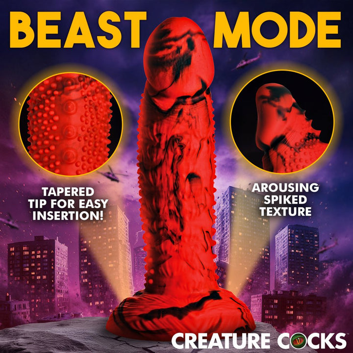 Gojira 7.3 Inch Silicone Fantasy Dildo w/ Suction Cup