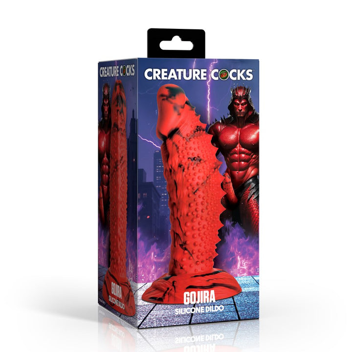 Gojira 7.3 Inch Silicone Fantasy Dildo w/ Suction Cup