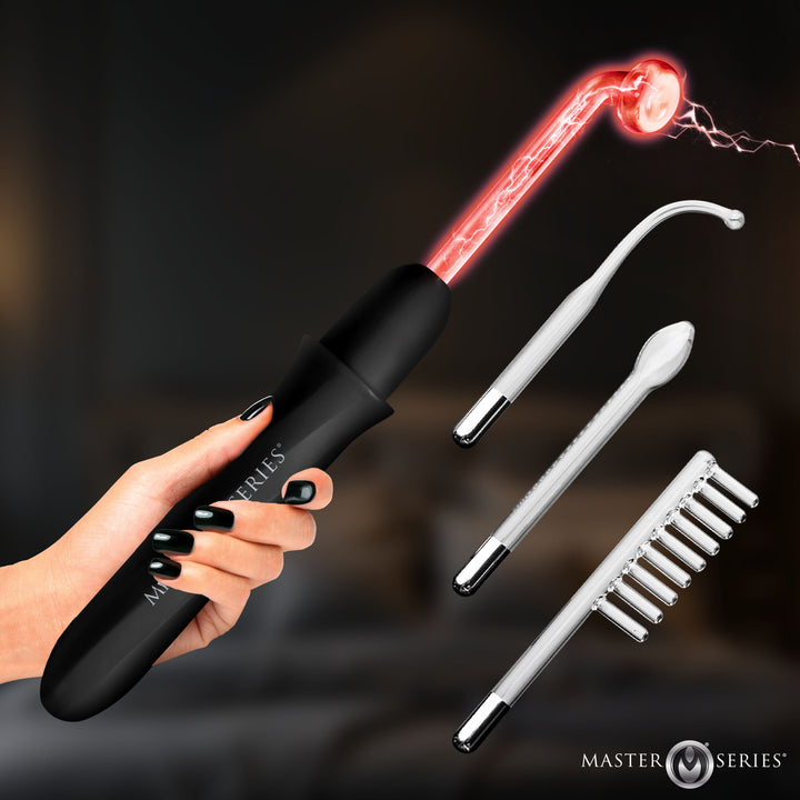 Elektrawand Rechargeable Electrosex Violet Wand w/ Attachments