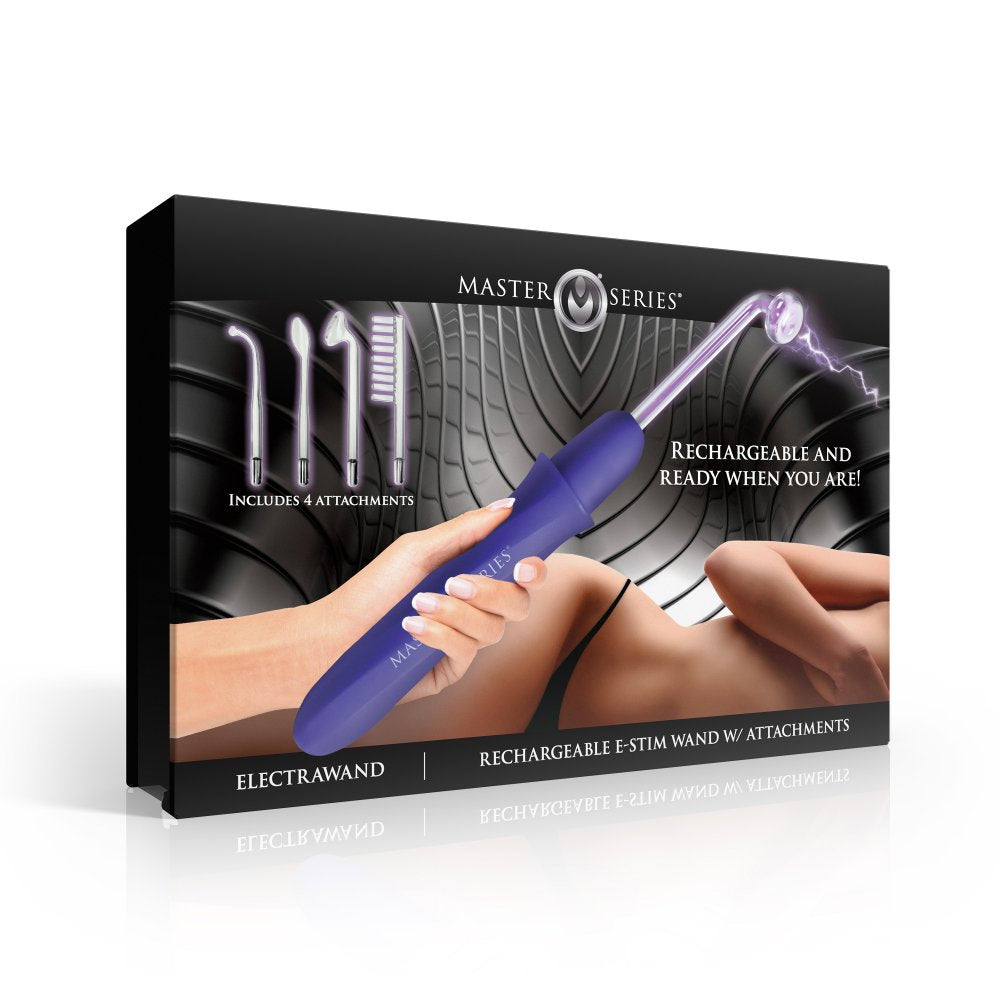 Elektrawand Rechargeable Electrosex Violet Wand w/ Attachments