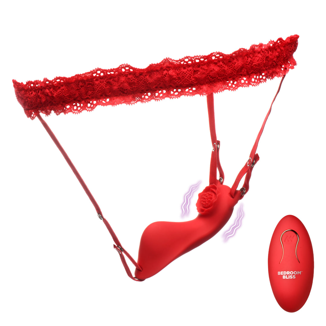 Textured Silicone Panty Vibe with Remote and Clip-In Panty