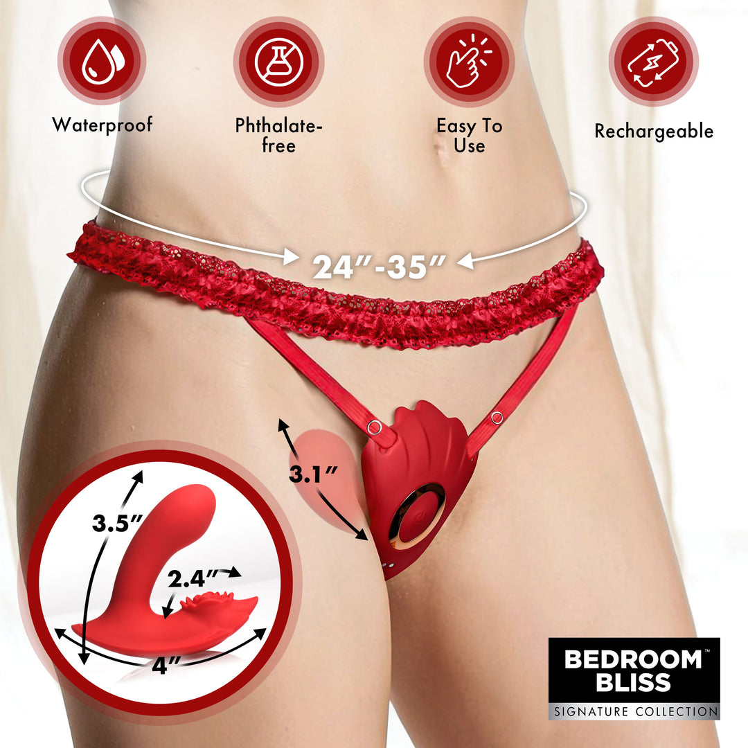 G-Spot Silicone Panty Vibe with Remote and Panties