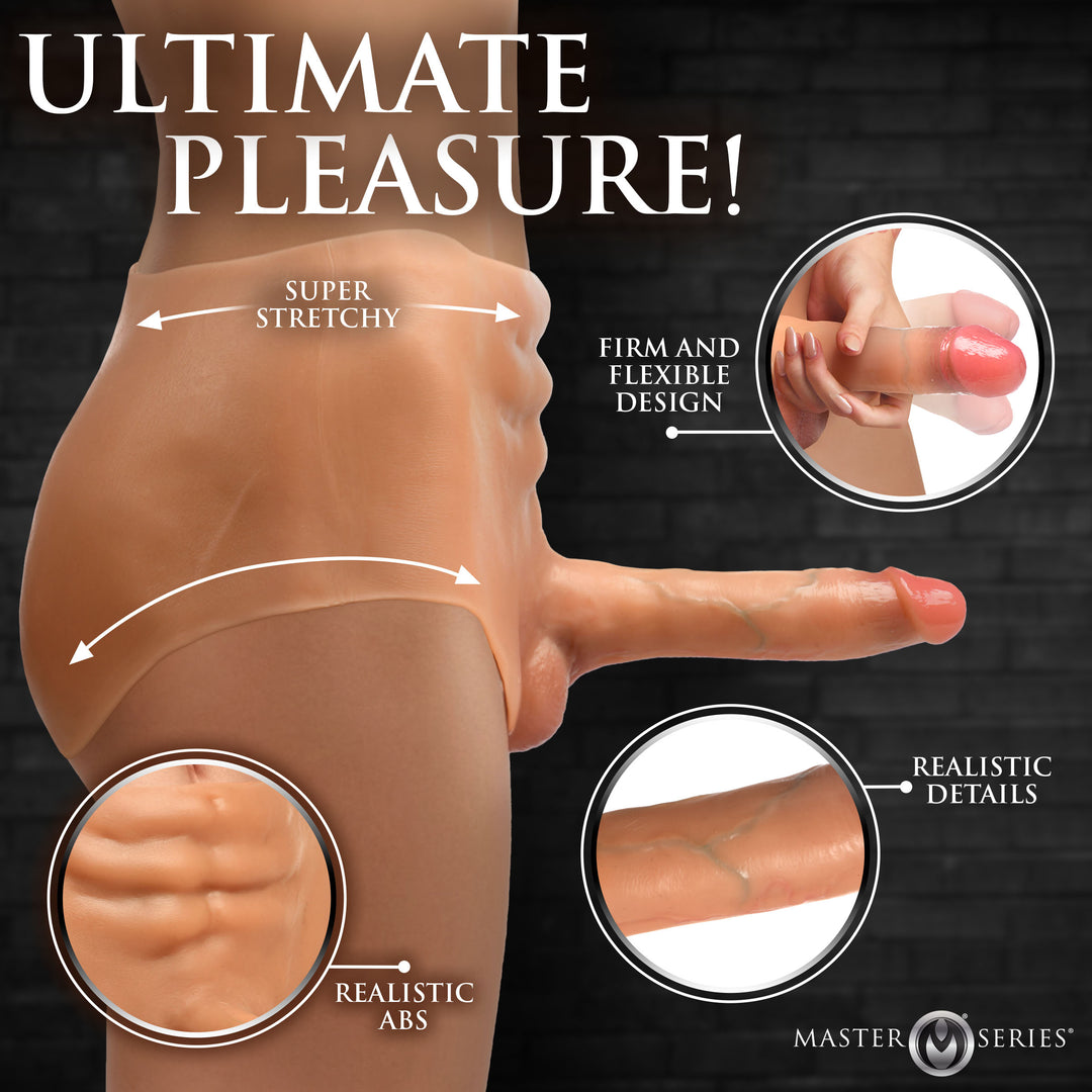 Master Series Power Briefs Thrusting Silicone Penis Panties