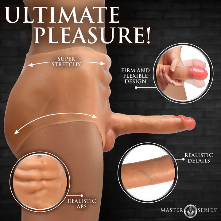 Master Series Power Briefs Thrusting Silicone Penis Panties