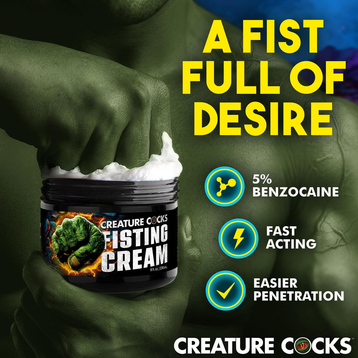 Creature Cocks Desensitizing Fisting Cream