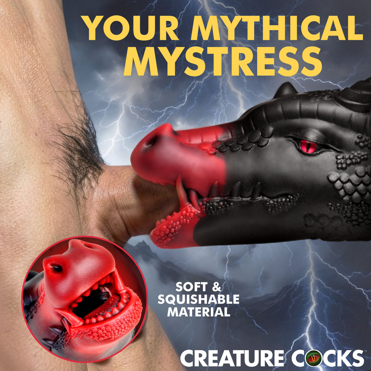 Creature Cocks Drago Open-Ended Silicone Masturbator