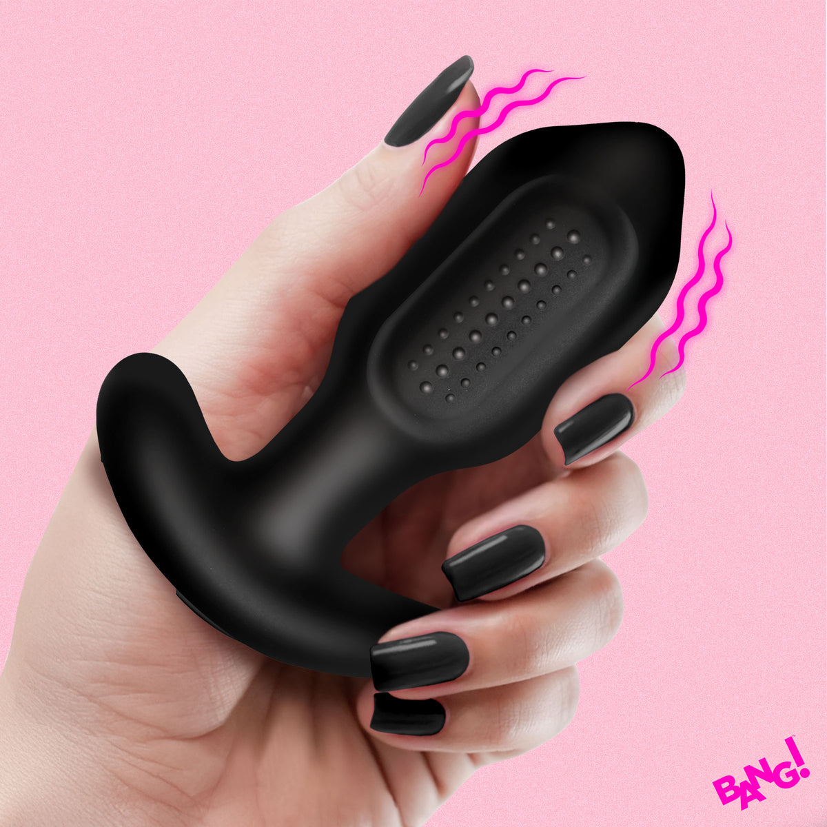 Bang! Bumpy Vibrating Silicone Butt Plug