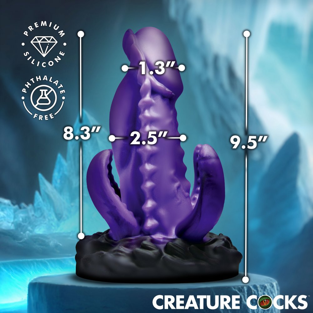 Leviathan 6.9 Inch Silicone Fantasy Dildo w/ Suction Cup