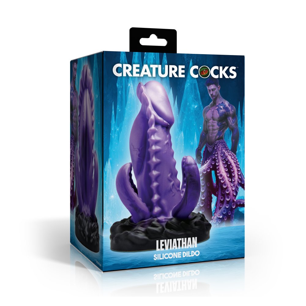 Leviathan 6.9 Inch Silicone Fantasy Dildo w/ Suction Cup