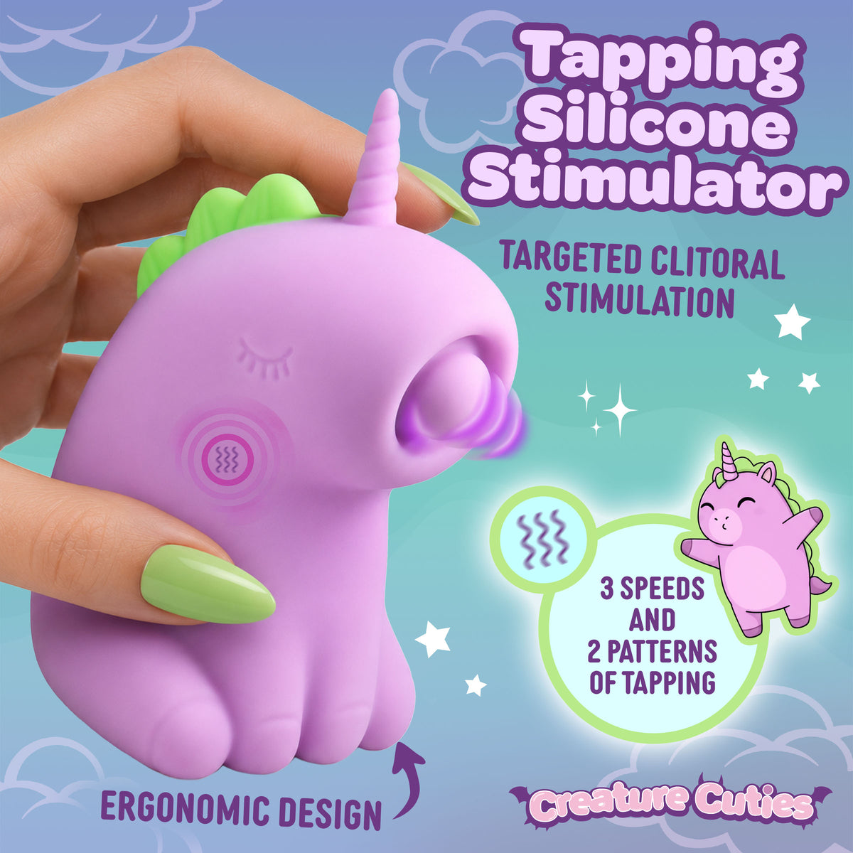 Tappyhorn Tapping Unicorn Clitoral Stimulator