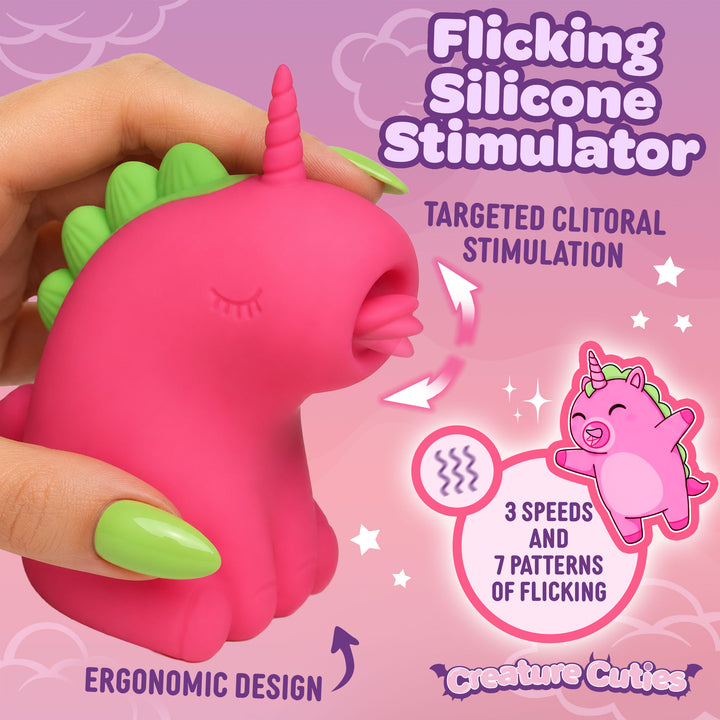 Flickyhorn Flicking Unicorn Clitoral Stimulator