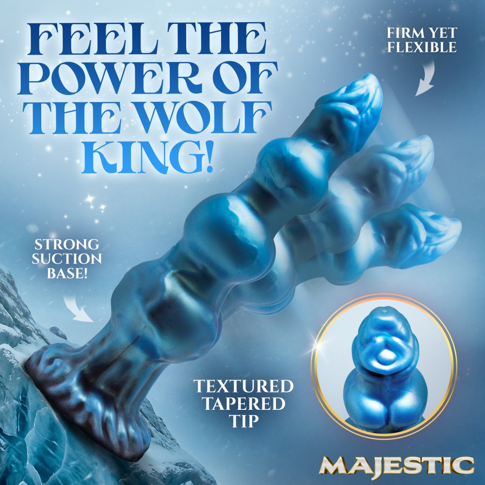 Auren Wolf King 8.6in Fantasy Silicone Dildo w/ Suction Cup