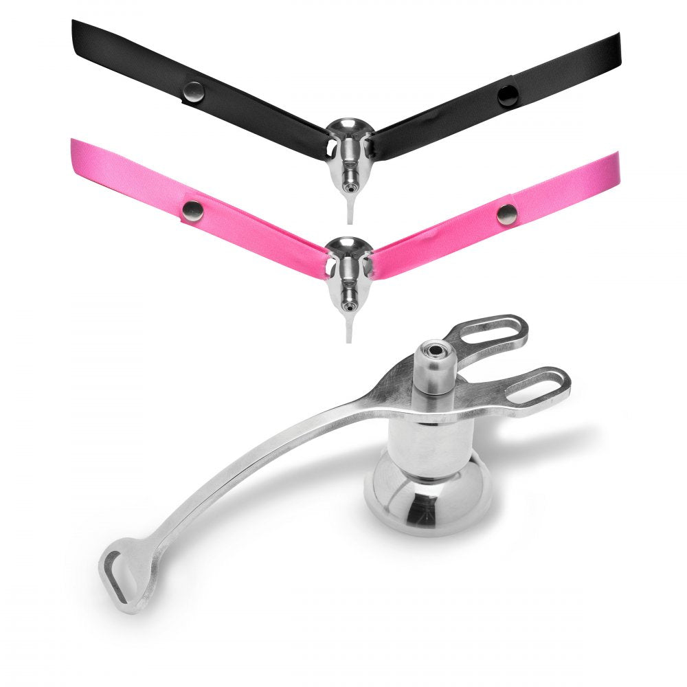 Sissy Vice Push-In Chastity Cage w/ Testicle Support