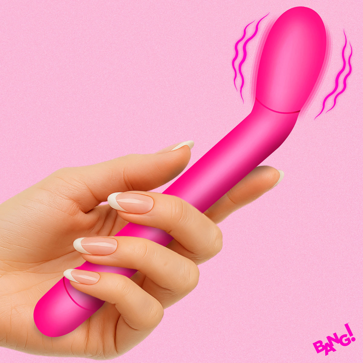 Bang! Slim G-Spot Vibrator in Pink
