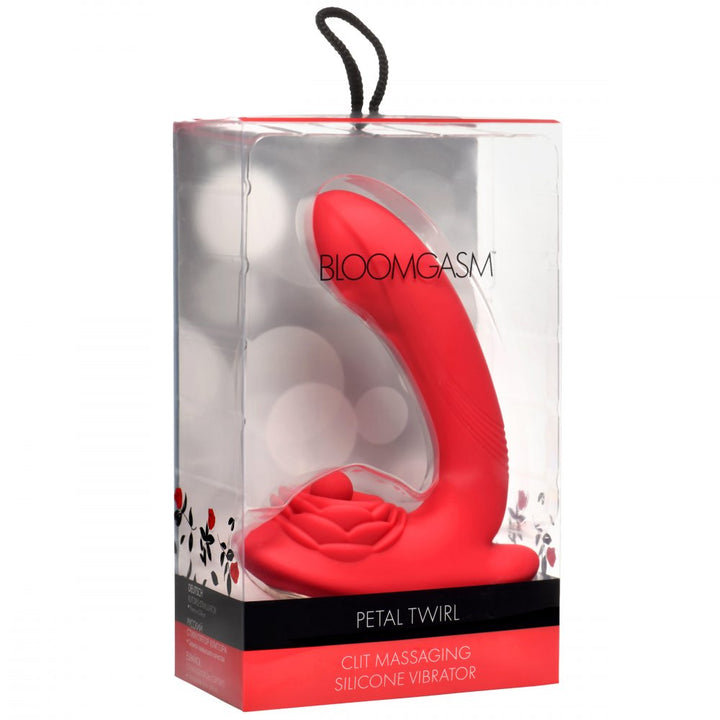 Petal Twirl Clit Massaging Silicone Vibrator