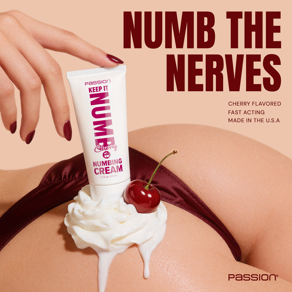 Keep It Numb Cherry Flavored Anal Numbing Cream