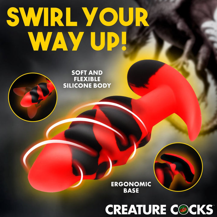 Dragon Trainer Silicone Butt Plug Set w/ Flared Bases