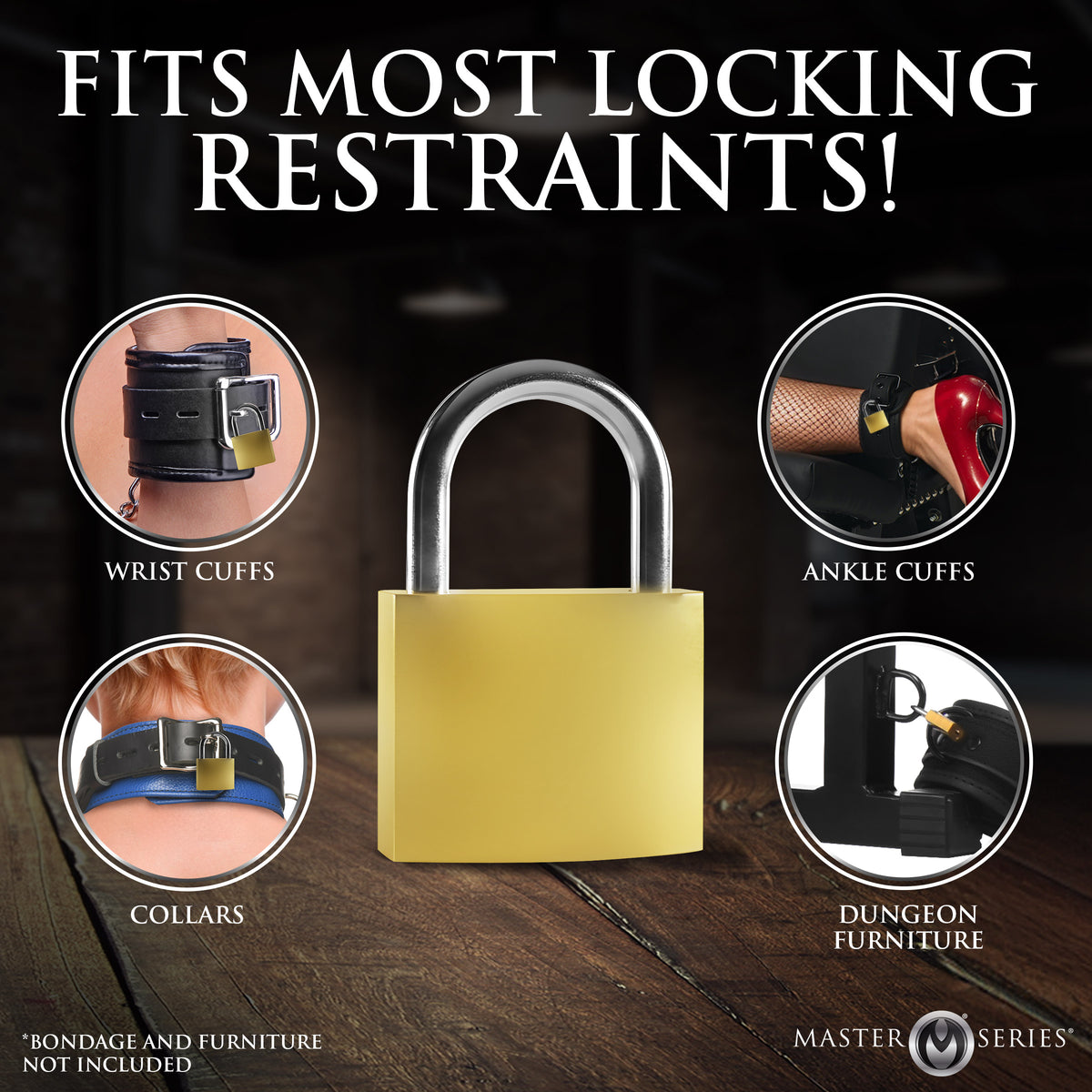 Master Series Keyed-Alike Padlock Set, 4 Pack