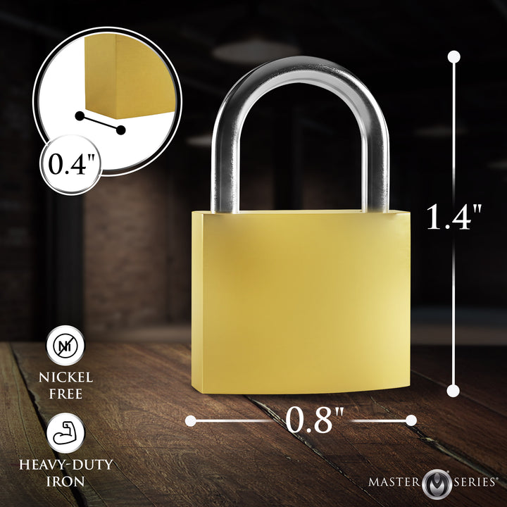 Master Series Keyed-Alike Padlock Set, 4 Pack