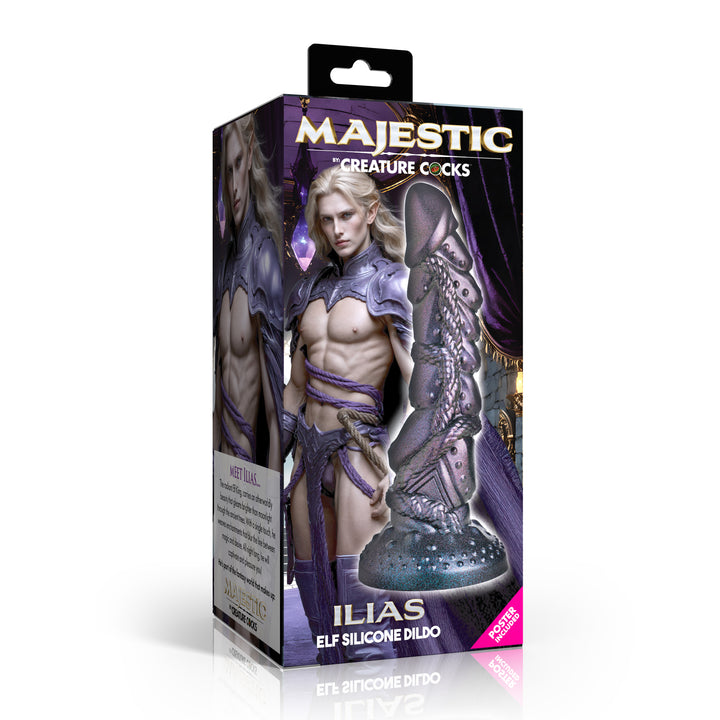 Creature Cocks Ilias Elf Silicone Dildo with Suction Cup