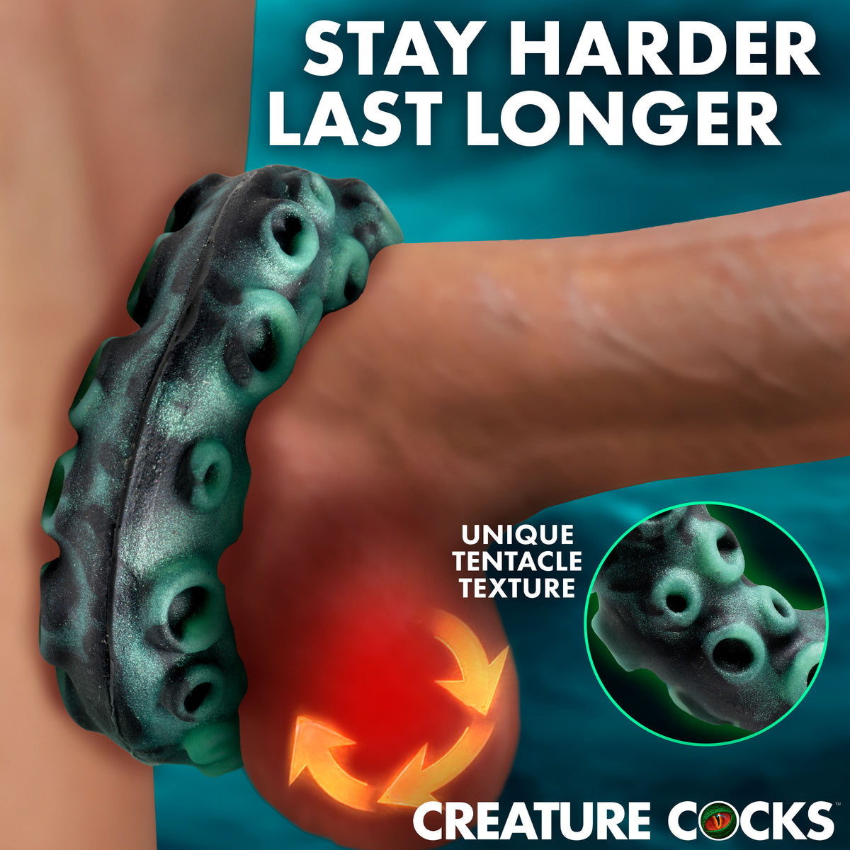 Octo-Grip Textured Silicone Cock Ring