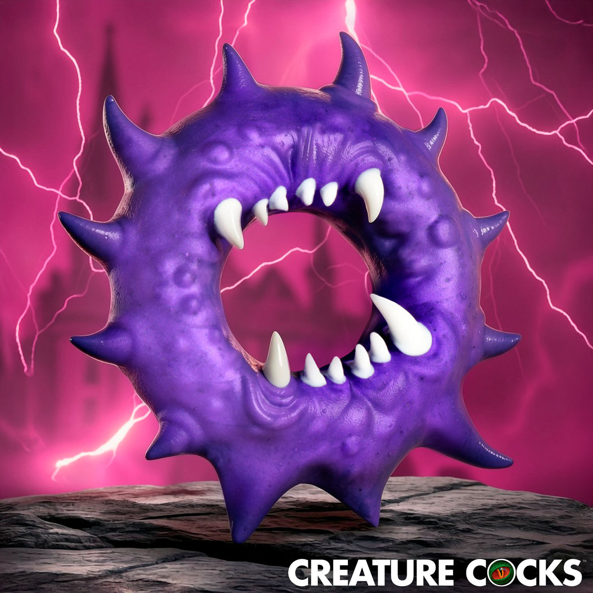 Constrictor Spiked Silicone Cock Ring