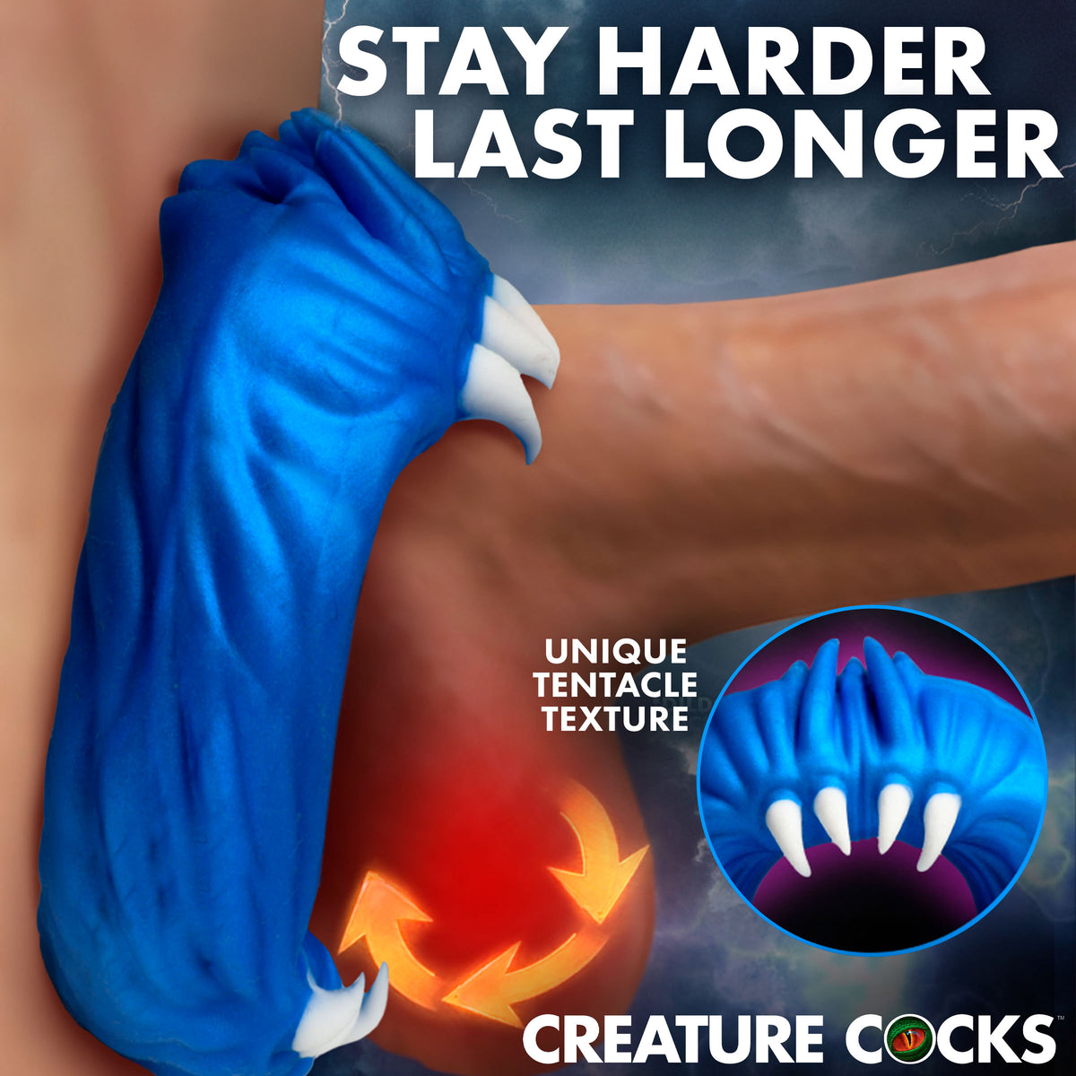 Venom Loop Fanged Silicone Cock Ring