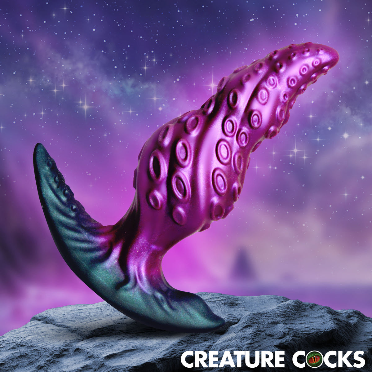 Octo-Twist Silicone Anal Plug with Tentacle Texture