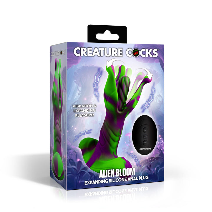 Creature Cocks Alien Bloom Expanding Silicone Anal Plug