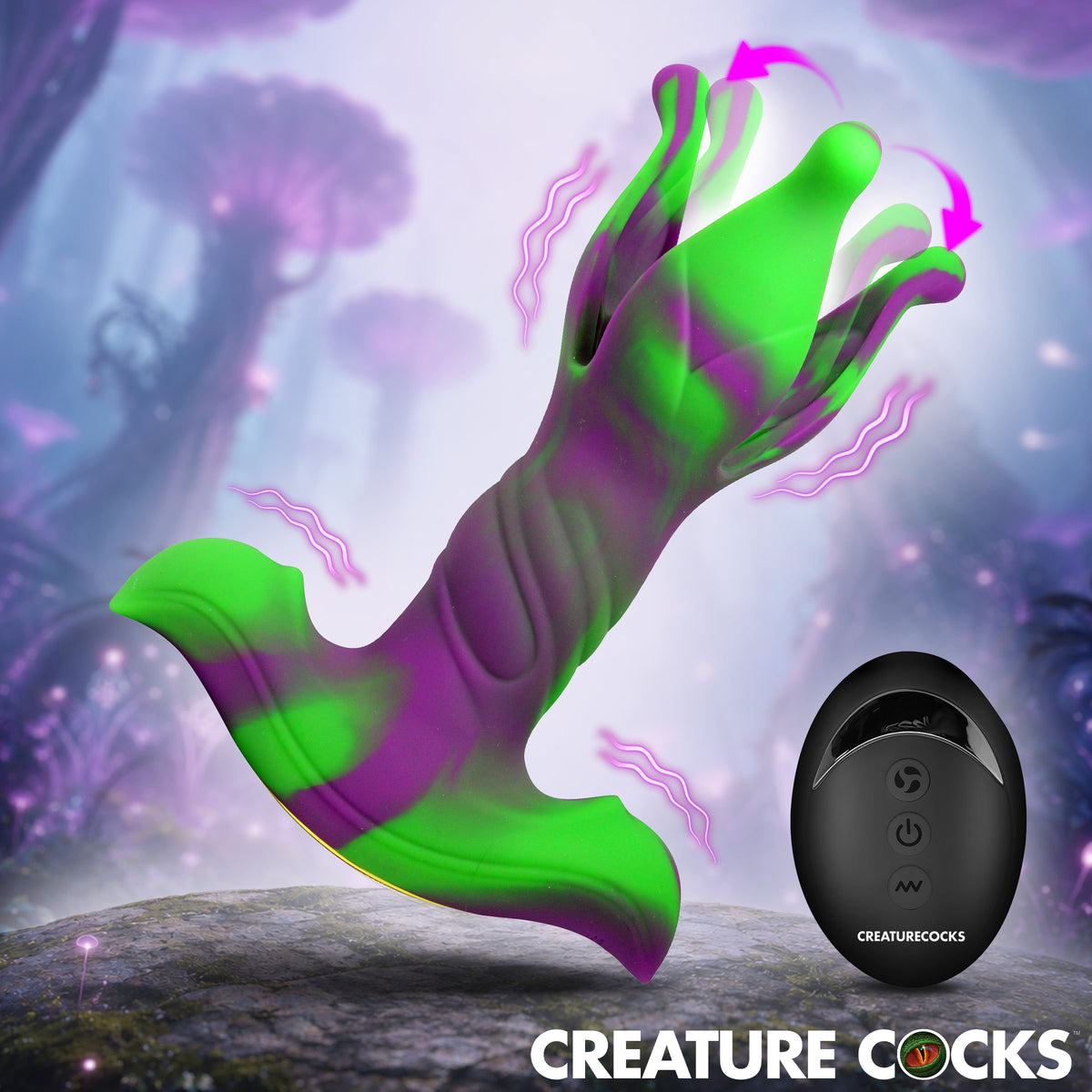Creature Cocks Alien Bloom Expanding Silicone Anal Plug